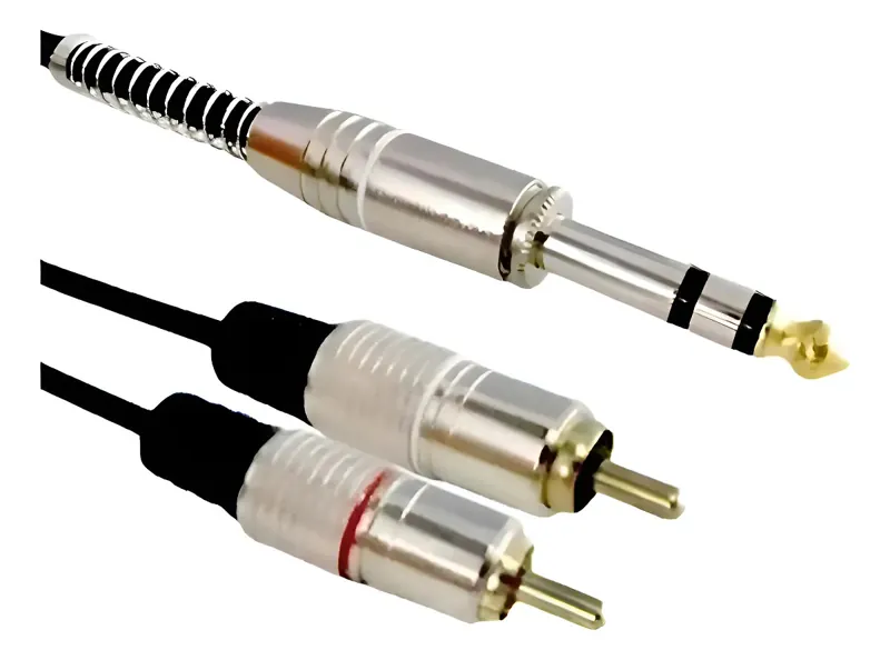 Cabo MXT 2 RCA x P10 estéreo 1,8 m