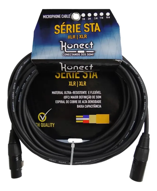 Cabo XLR Konect DMX 4,57 m
