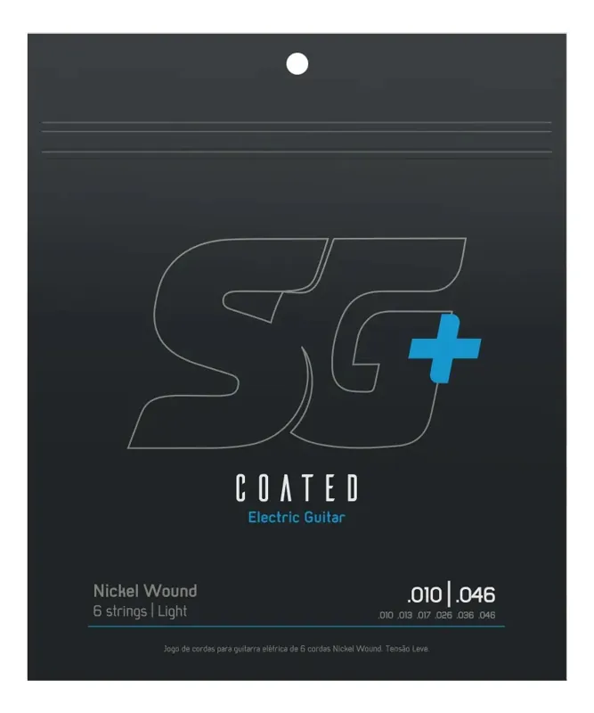 Encordoamento SG+ Coated .010 para guitarra