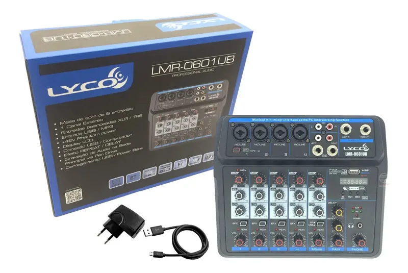 Mesa de som Lyco LMR-0601 UB