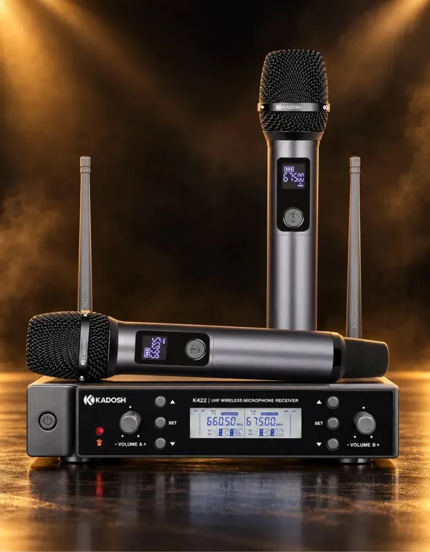 Microfone sem fio Kadosh K422M