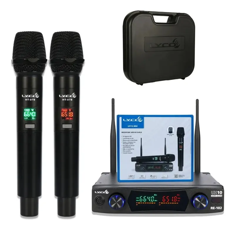 Microfone sem fio Lyco UH-10MM