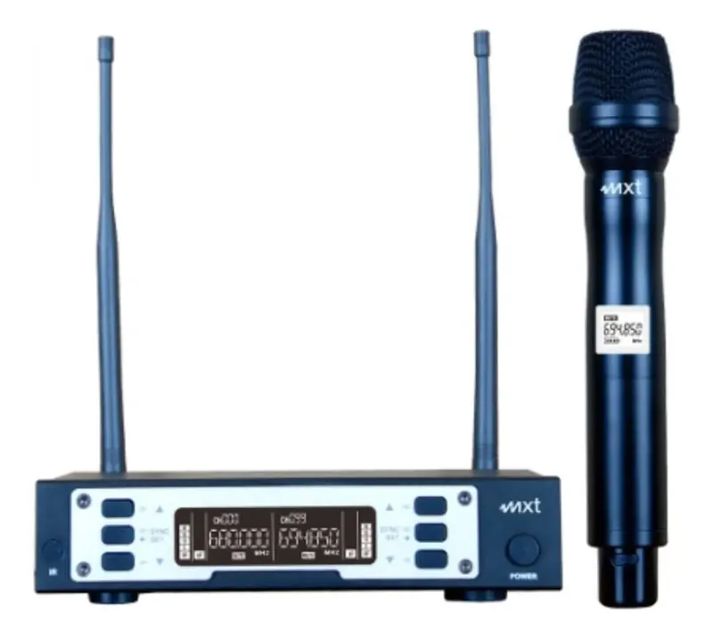 Microfone sem fio MXT UHF-9000TB